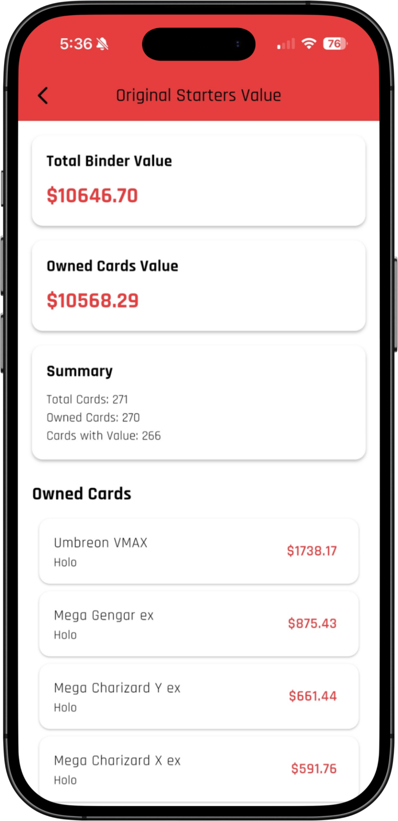 Portfolio screen 0